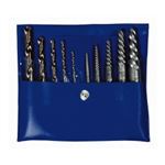 EXTRACTOR SPIRAL SET 10PC SCREW&COBALT DRILL BIT