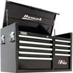 Homack MFG Black 41" H2Pro 9 Drw Top Chest