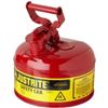 Justrite MFG 1Gal/4L Safety Can Red