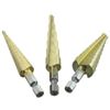 K Tool International Step Drill Bits 3-Piece Set