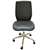 Dental Lab Chair, Plastic Back Dark Grey Seat