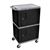 Luxor LUXWT50GY-B - 42 Tuffy A/V Cart Double Cabinet