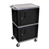 Luxor 42 Tuffy A/V Cart Double Cabinet