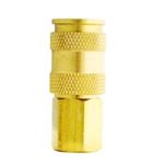 Milton Industries HI-FLO V-STYLE A, M, V 1/4" FNPT BRASS BODY