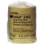 3M MMM1424 - GOLD DISC ROLLS STIKIT P180 5IN 175/ROLL