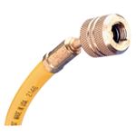 HOSE 72 R12 YELLOW W/AUTO SHUT OFF VALVES