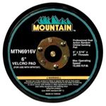 Mountain MTN6916V - VELCRO BACKING PAD 6" 5/16"X24 THREAD STUD