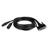 CABLE ADAPTER DB-25 TO 8 PIN DIN F/MONITOR 4000E