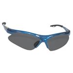 Diamondback Safe Glasses w/ Blue Frame and Shade Lens