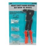 HD HAND RIVET KIT W/40 RIVE