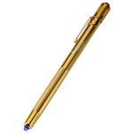 STYLUS 3CELL AAAA GOLD W/ BLUE LENS XXX