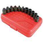 3/8" DR. PIPE PLUG SOCKET, 11 PC.