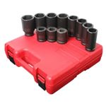 Sunex-SOCKET SET IMPACT 3/4"DR.11PC MET.DEEP SET