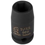 SOCKET IMPACT 9/32 1/4IN. DRIVE STD 6 POINT