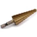 TITANIUM STEP DRILL BIT - 1/4" - 3/4