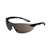 IGNITE SAFETY EYEWEAR BLACK/SILVER FRAME GREY LENS