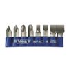 IMP QUAL S2 BIT SET 8PC, P1-P4, 1/4 5/16 3/8 1/2