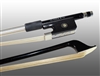 CELLO BOW CARBON GRAPHITE, FULLY-LINED EBONY FROG, NICKEL WIRE GRIP