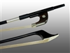 BASS BOW GERMAN CARBON COMPOSITE, HALF-LINED EBONY FROG,  NICKEL WIRE GRIP