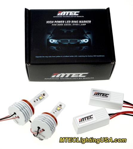 Angel Eyes LED pack, type - H8 MTEC - for BMW E60/E61/E63/E64 LCI