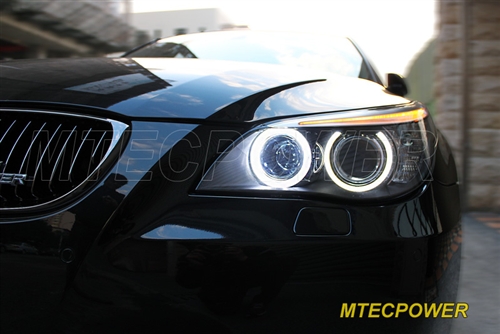 MTEC H8 V4 26W Cree LED BMW Angel Eye Bulbs BMW E60 E61 5 Series 2008-2010  w/Factory Xenon Headlight Models (2018 Model)