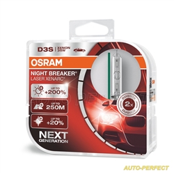 Genuine Osram Night Breaker Xenarc Laser D3S Xenon HID Bulbs