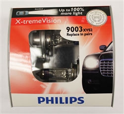 Philips H4 HB2 9003 X-treme Vision 9003XVS2 Bulbs