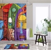 Jazz  Mask Shower Curtain