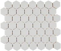 1.5" Desert Gray Matte Hexagon Wall Floor Ceramic Tile