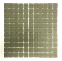 1"x1" Sierra Glass Mosaic Tile Matte Frosted Finish Thick Shower Wall Spa Bath