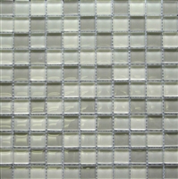 Wild Coast Multi 1x1 Shiny Glass Mosaic