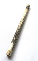 3/4"X12" Antique Onyx Travertine ChairRail Pencil Molding Liner Wall Trim Piece