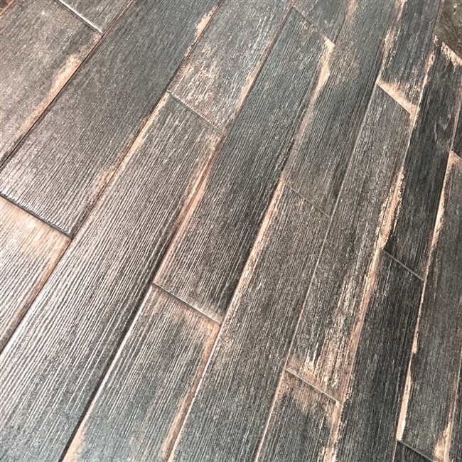 3.14 x 18 Atelier Series Blackwood Porcelain Plank Tile