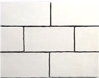 3x6 Biscuit Crackled Glaze Ceramic Tile, Wall and Backsplash DÃ©cor Bath Kitchen