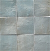 4x4 Authentic Handmade Aqua Zellige Wall Backsplash Tile