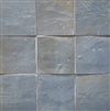 4x4 Authentic Handmade Blue Zellige Tile by Squarefeet Depot