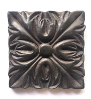 Silver Rustic Metallic 4x4 Resin Decorative insert Accent piece Tile
