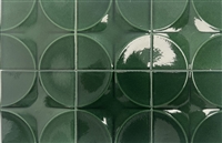 4x4 Wedgwood Virginia Crackle Olive Green Star Shaped Ceramic Wall Tile
