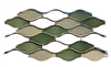 Hourglass Design 6x12 Decorative Border Wall Floor Ceramic Tile