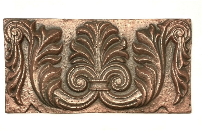 6x12 Firenze Copper Metal Resin Decor Accent Art Craft Tile Backsplash Tile