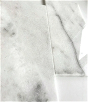 Carrara White 6x12 Polished Straight Edge Marble Tile