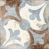 8x8 Amalfi Genuine Porcelain Tile Weathered Blue and Brown