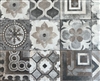 8x8 Roman Faded Color Decorative Patchwork Porcelain Floor Wall Tile