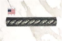 2x13 Roman Rope Metallic Silver Resin Decor Listello Border Wall Tile