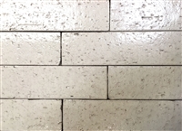 2.5x9.5 Vanilla Glossy Glazed Extruded Brick Tile