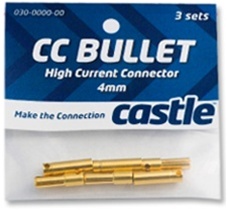 CSECCBUL653 Castle Creations 6.5mm Bullet Connectors