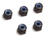 KYO1-N3043N Kyosho Steel Nylon Nut M3x4.3mm - package of 5