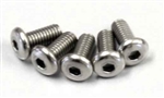 KYO1-S12606HT Kyosho Titanium Button Hex Screw M2.6x6mm - package of 5