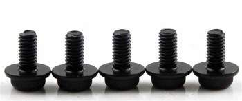 KYO1-S23006F Kyosho Flange Cap Head Screw M3x6mm - Package of 5