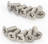 KYO1-S33008T Kyosho Titanium Flat Head Screw M3x8mm - Package of 10